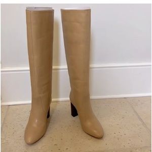 Loeffler Randall Goldy boots in Khaki - never worn